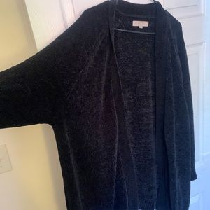 Soft Black Cardigan